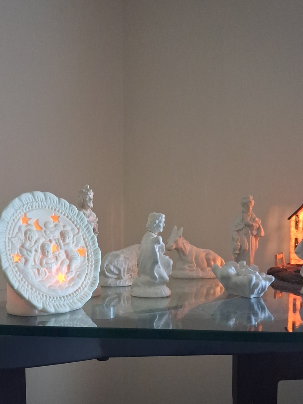 Tea Light Candle Decor Nativity Set